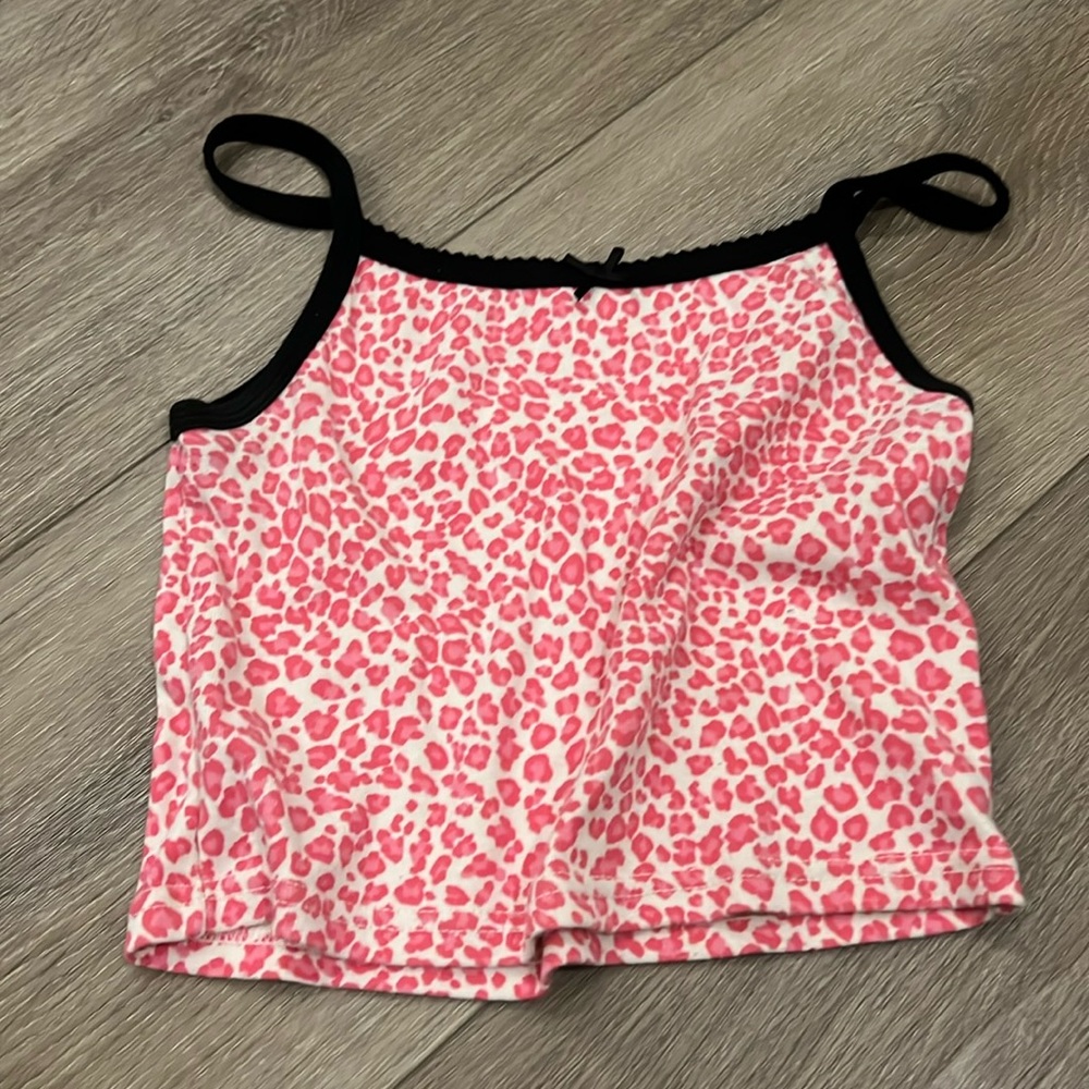 Brandy Melville cheetah print shirt